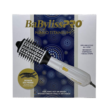 BABYLISS PRO_Nano Titanium Oval Ionic Hot Air Brush_Cosmetic World